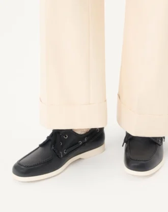 Chaussures bateau en cuir de chevreau Palm Avenue