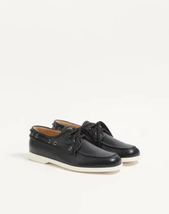 Chaussures bateau en cuir de chevreau Palm Avenue