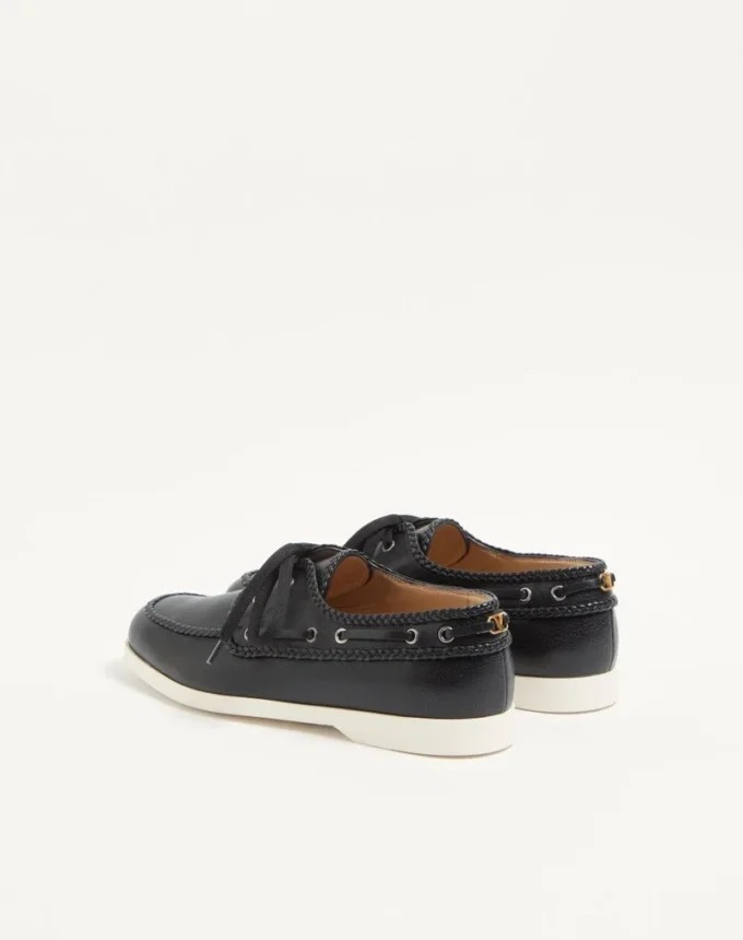 Chaussures bateau en cuir de chevreau Palm Avenue