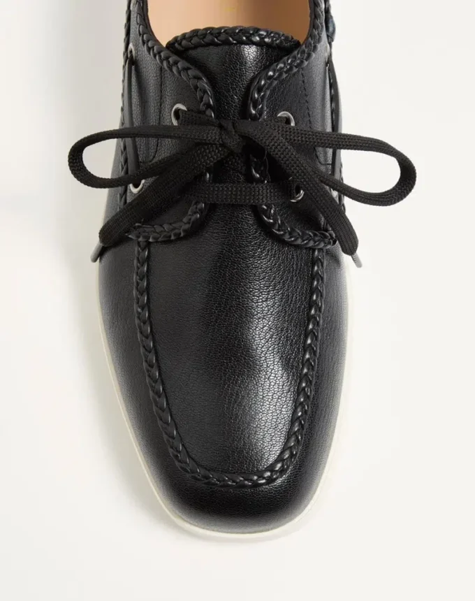 Chaussures bateau en cuir de chevreau Palm Avenue