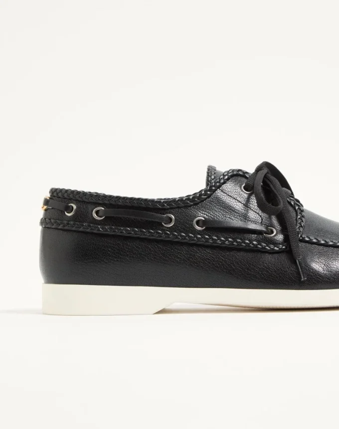 Chaussures bateau en cuir de chevreau Palm Avenue