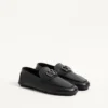 Chaussures de conduite en cuir de veau grainé Vlogo Signature