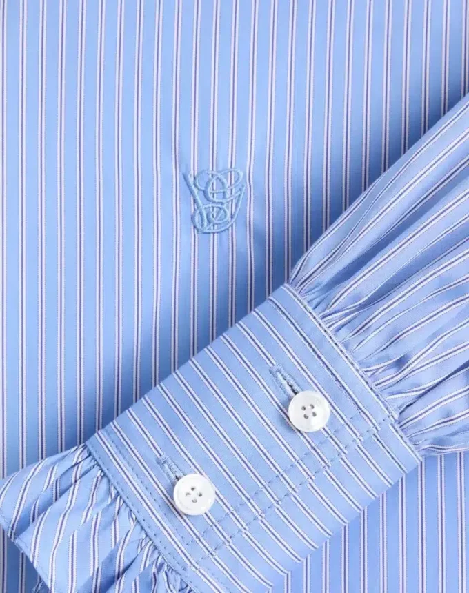 Chemise classique en popeline à rayures Chemise classique en popeline à rayures
