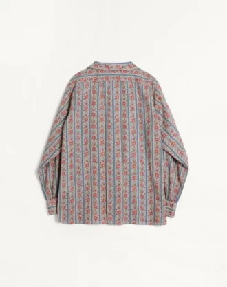 Chemise de pyjama en mousseline de coton avec imprimé Voyage Imaginaire