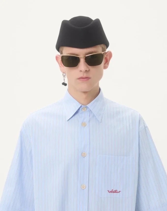 Chemise en coton brodée Chemise en coton brodée
