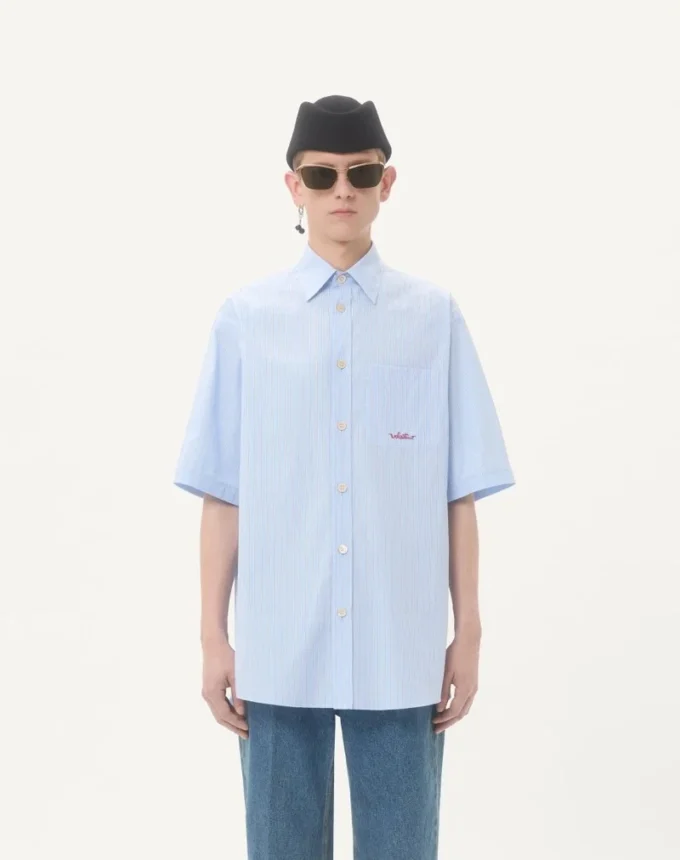 Chemise en coton brodée Chemise en coton brodée