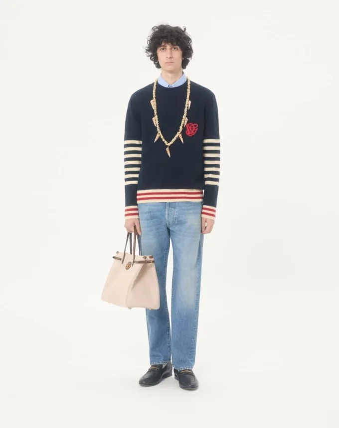 Chemise en coton brodée Vlogo Chemise en coton brodée Vlogo