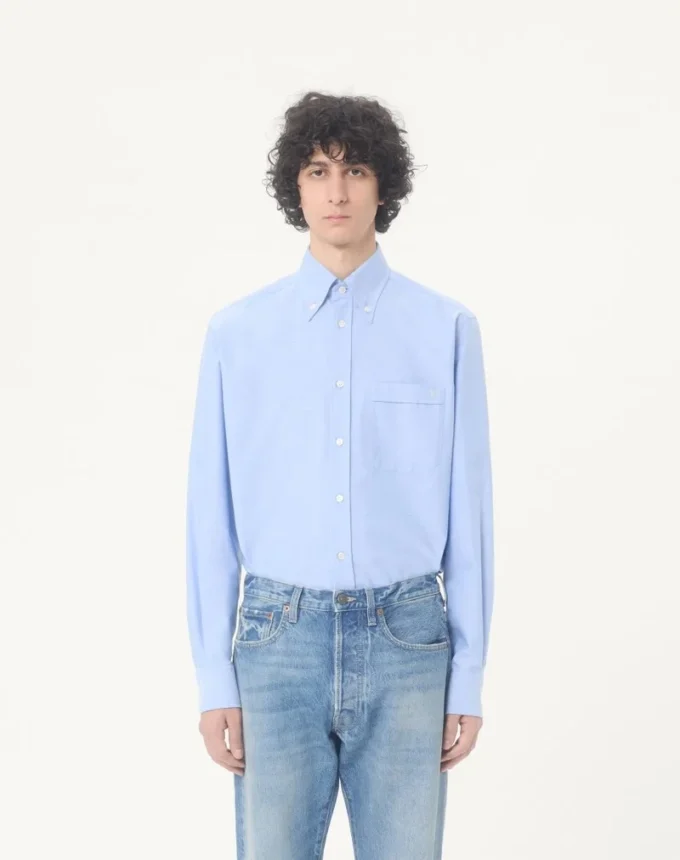 Chemise en coton brodée Vlogo Chemise en coton brodée Vlogo