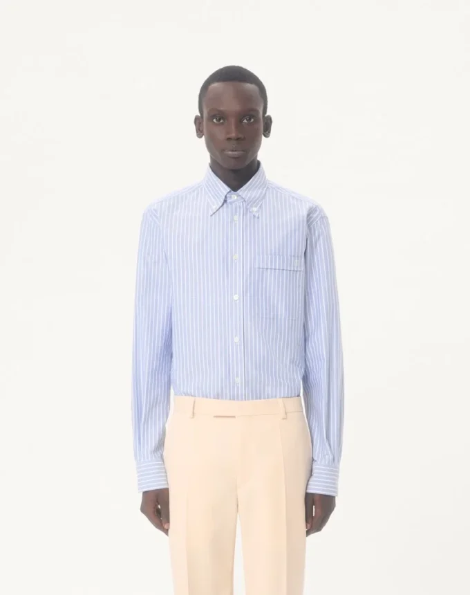 Chemise en coton brodée Vlogo Chemise en coton brodée Vlogo