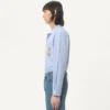 Chemise en coton Oxford avec broderies florales Chemise en coton Oxford avec broderies florales