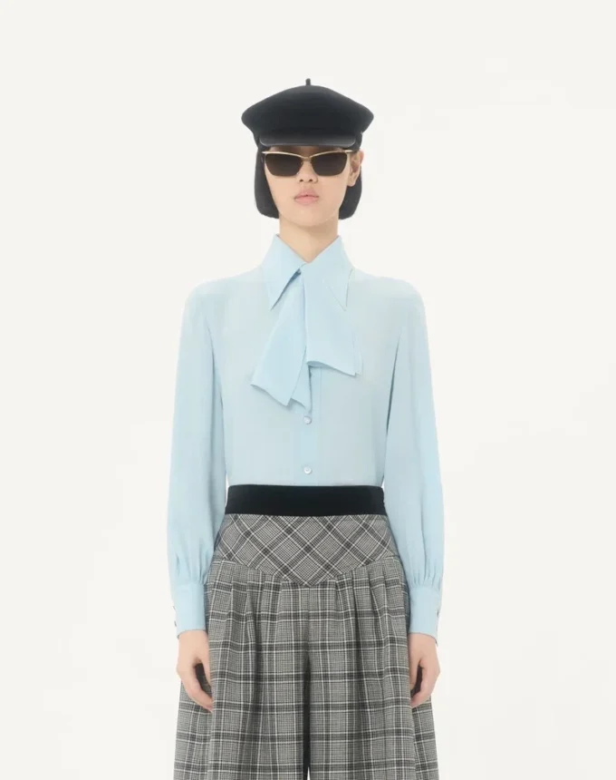 Chemise en crêpe de Chine Chemise en crêpe de Chine