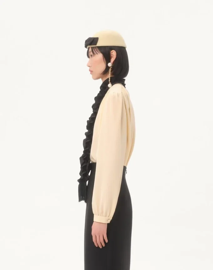 Chemise en crêpe de Chine Chemise en crêpe de Chine