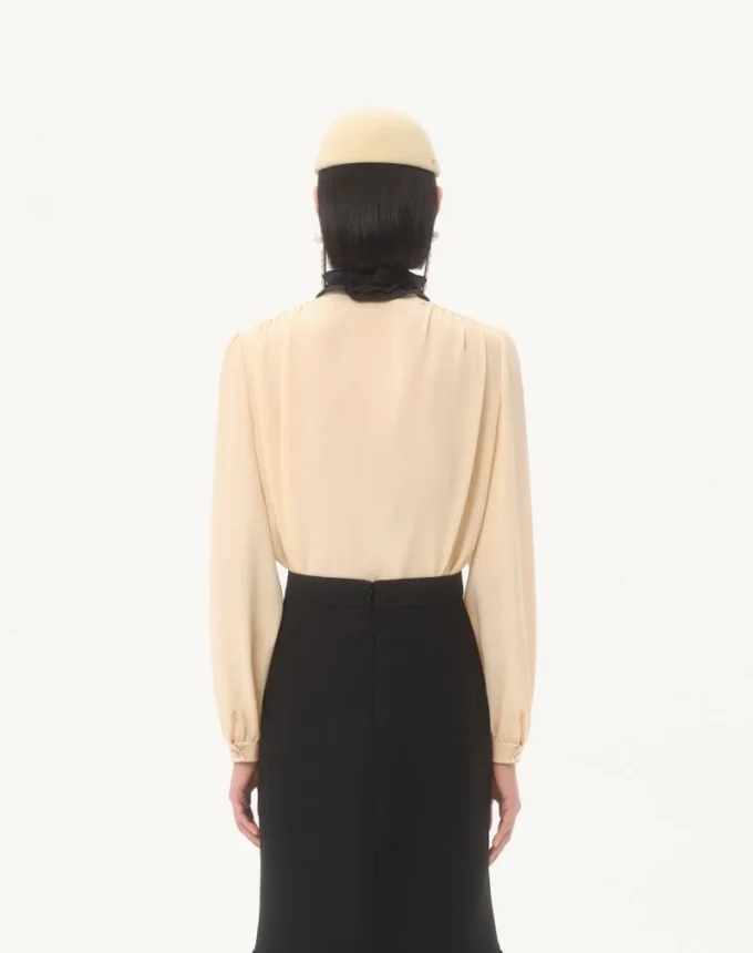 Chemise en crêpe de Chine Chemise en crêpe de Chine