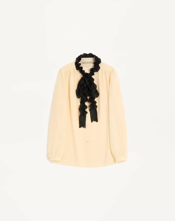 Chemise en crêpe de Chine Chemise en crêpe de Chine