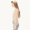 Chemise en crêpe de Chine avec imprimé Cherryfic Chemise en crêpe de Chine avec imprimé Cherryfic