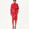 Chemise en crêpe de Chine avec imprimé Cour De Coeur Chemise en crêpe de Chine avec imprimé Cour De Coeur