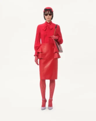 Chemise en crêpe de Chine avec imprimé Cour De Coeur