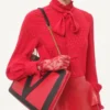 Chemise en crêpe de Chine avec imprimé Cour De Coeur Chemise en crêpe de Chine avec imprimé Cour De Coeur