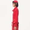 Chemise en crêpe de Chine avec imprimé Cour De Coeur Chemise en crêpe de Chine avec imprimé Cour De Coeur