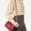Chemise en crêpe de Chine avec imprimé Plusdepois Chemise en crêpe de Chine avec imprimé Plusdepois