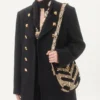 Chemise en crêpe de Chine de soie à col foulard Valentino Chemise en crêpe de Chine de soie à col foulard Valentino