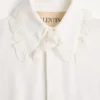 Chemise en crêpe de Chine de soie à volants Valentino Chemise en crêpe de Chine de soie à volants Valentino