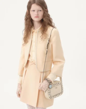 Chemise en jacquard de soie Toute La V