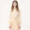 Chemise en jacquard de soie Toute La V Chemise en jacquard de soie Toute La V