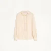 Chemise en jacquard de soie Toute La V Chemise en jacquard de soie Toute La V