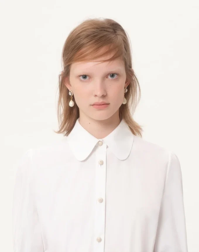 Chemise en popeline de coton Chemise en popeline de coton