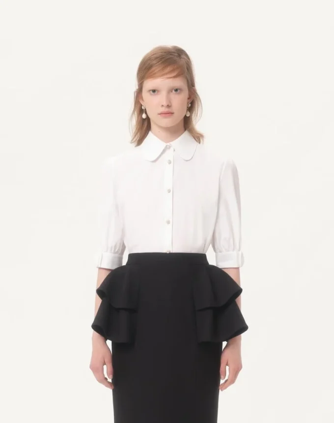 Chemise en popeline de coton Chemise en popeline de coton