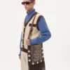 Chemise en popeline de coton avec plastron et volants Chemise en popeline de coton avec plastron et volants