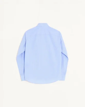 Chemise en popeline de coton Valentino avec broderie VLogo Chemise en popeline de coton Valentino avec broderie VLogo