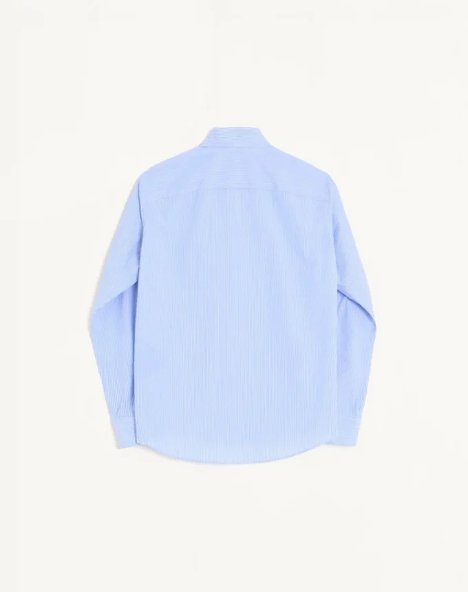 Chemise en popeline de coton Valentino avec broderie VLogo Chemise en popeline de coton Valentino avec broderie VLogo