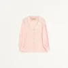 Chemise en satin martelé Chemise en satin martelé