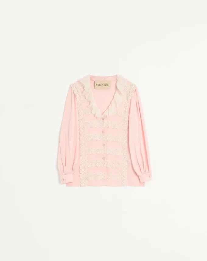 Chemise en satin martelé Chemise en satin martelé