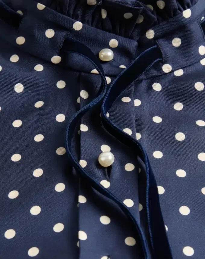 Chemise en sergé avec imprimé Plus De Pois Chemise en sergé avec imprimé Plus De Pois