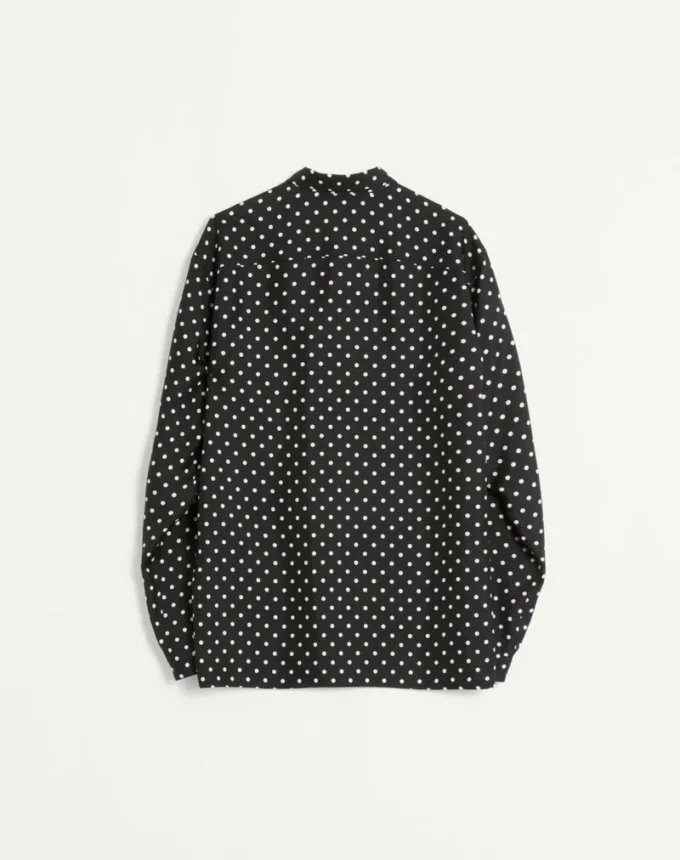 Chemise en twill de soie avec imprimé Plusdepois Chemise en twill de soie avec imprimé Plusdepois