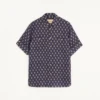 Chemise légère en lin avec imprimé Voyage Imaginaire Chemise légère en lin avec imprimé Voyage Imaginaire