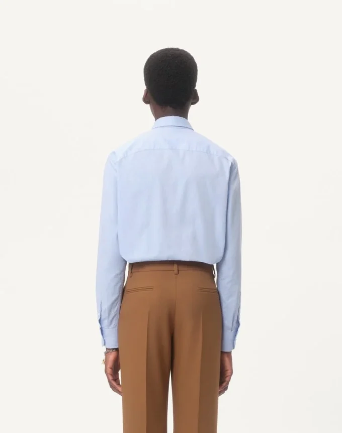 Chemise Oxford en coton avec broderie Vlogo Chemise Oxford en coton avec broderie Vlogo