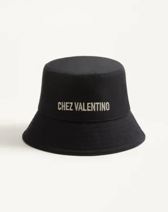 Chez Valentino Bonnet en coton avec broderie