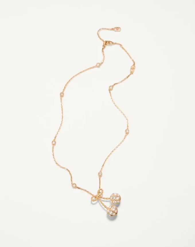 Collier Cherryfic en métal et cristaux Swarovski® Collier Cherryfic en métal et cristaux Swarovski®