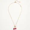 Collier Cherryfic en métal et émail Collier Cherryfic en métal et émail
