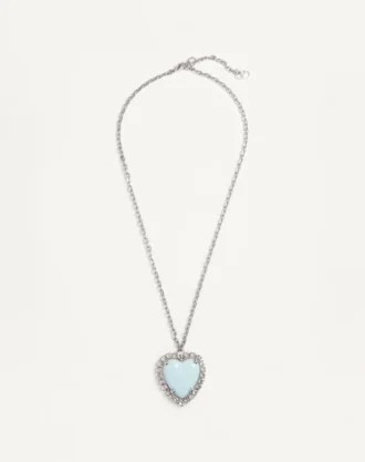 Collier Coeur Hyperbole en métal, résine et cristaux Swarovski®