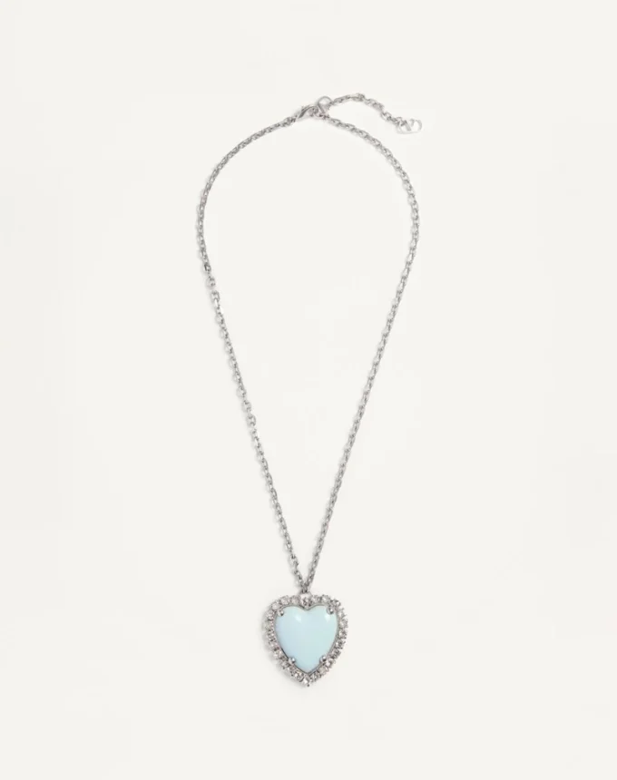 Collier Coeur Hyperbole en métal, résine et cristaux Swarovski® Collier Coeur Hyperbole en métal, résine et cristaux Swarovski®