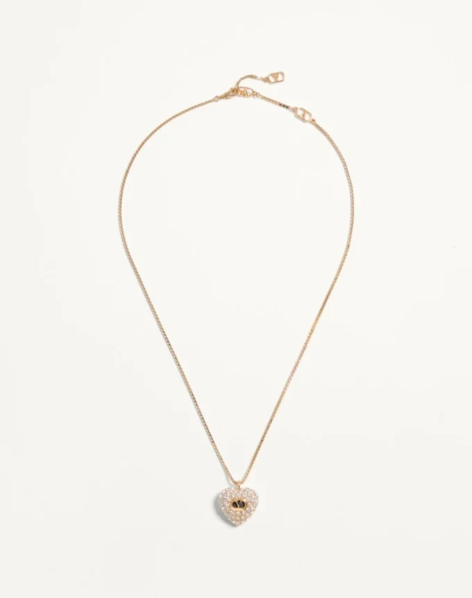 Collier Coeur Royal en métal, émail et cristaux Swarovski® Collier Coeur Royal en métal, émail et cristaux Swarovski®