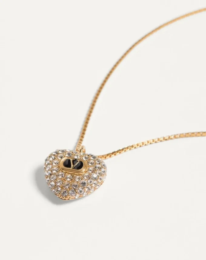 Collier Coeur Royal en métal, émail et cristaux Swarovski® Collier Coeur Royal en métal, émail et cristaux Swarovski®