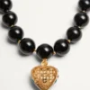Collier Coeur Royal en métal, résine, émail et cristaux Swarovski® Collier Coeur Royal en métal, résine, émail et cristaux Swarovski®