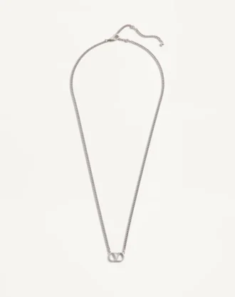 Collier en métal Valentino Garavani Vlogo Signature