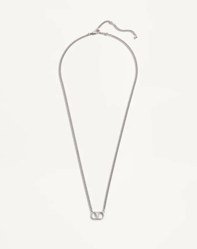 Collier en métal Valentino Garavani Vlogo Signature Collier en métal Valentino Garavani Vlogo Signature